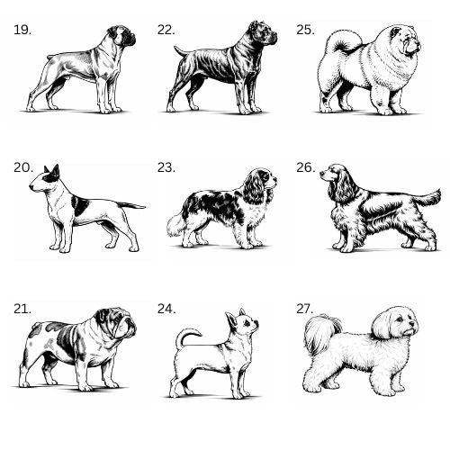 Personalisiertes Hunde-Saunathermometer | Eigener Name – über 99 Rassen
