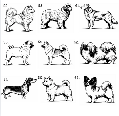 Personalisiertes Hunde-Saunathermometer | Eigener Name – über 99 Rassen