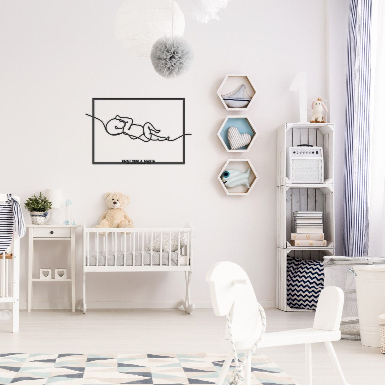 Vastasyntynyt ART-taulu - sisustuselementti - suomalaista designiä - Eco Decor Oy.