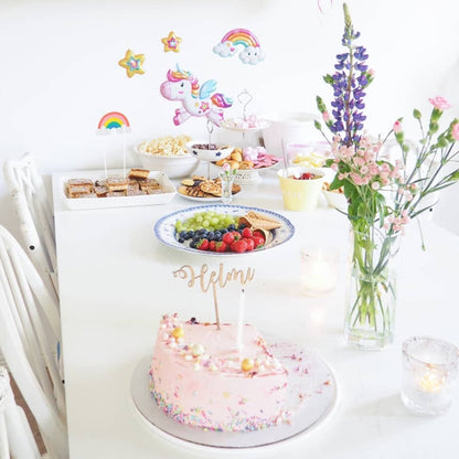 Kuchenverzierung | 5 Schriftarten | Schnelle Herstellung