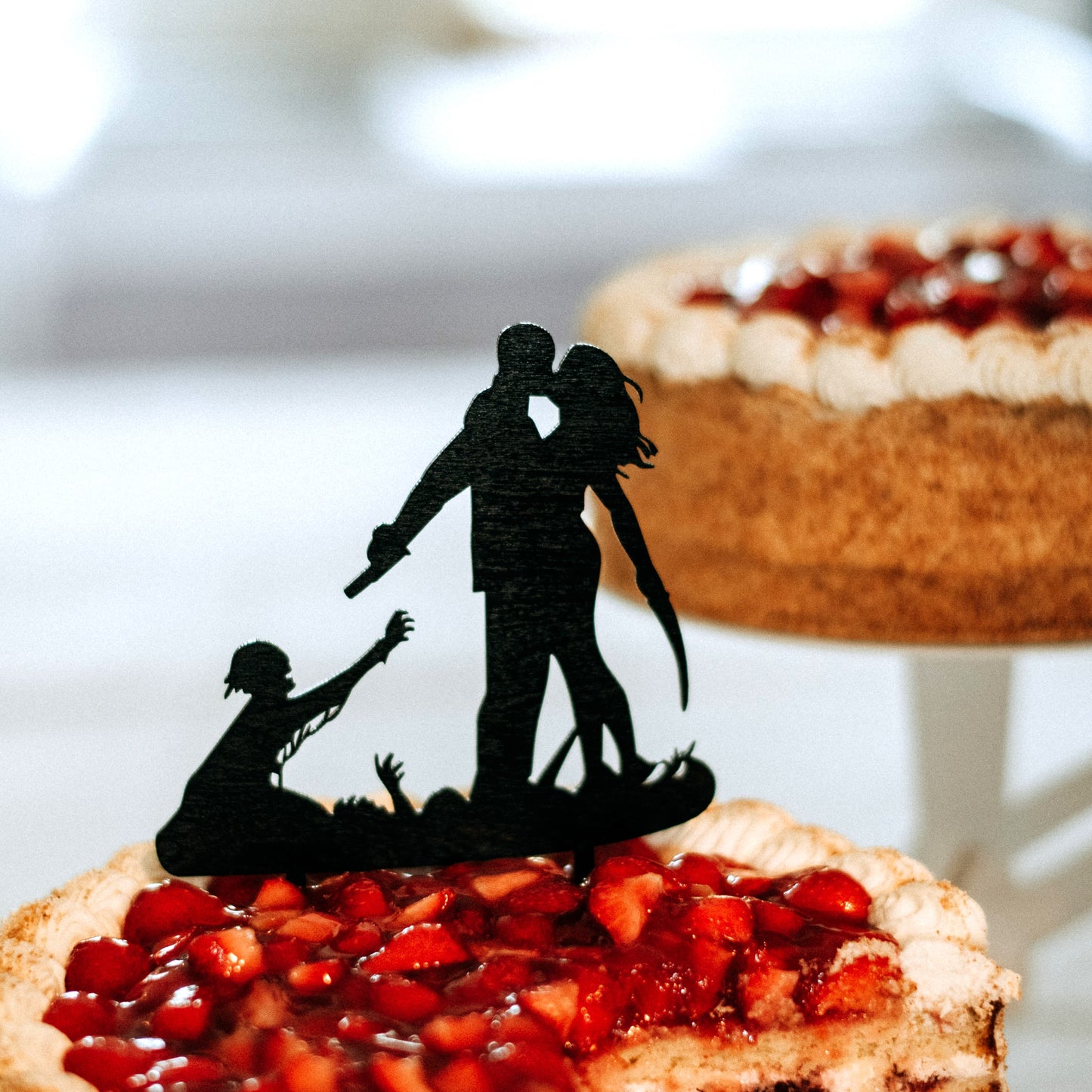 Kuchendekoration | eigene Schriftart, Silhouette, Zeichnung